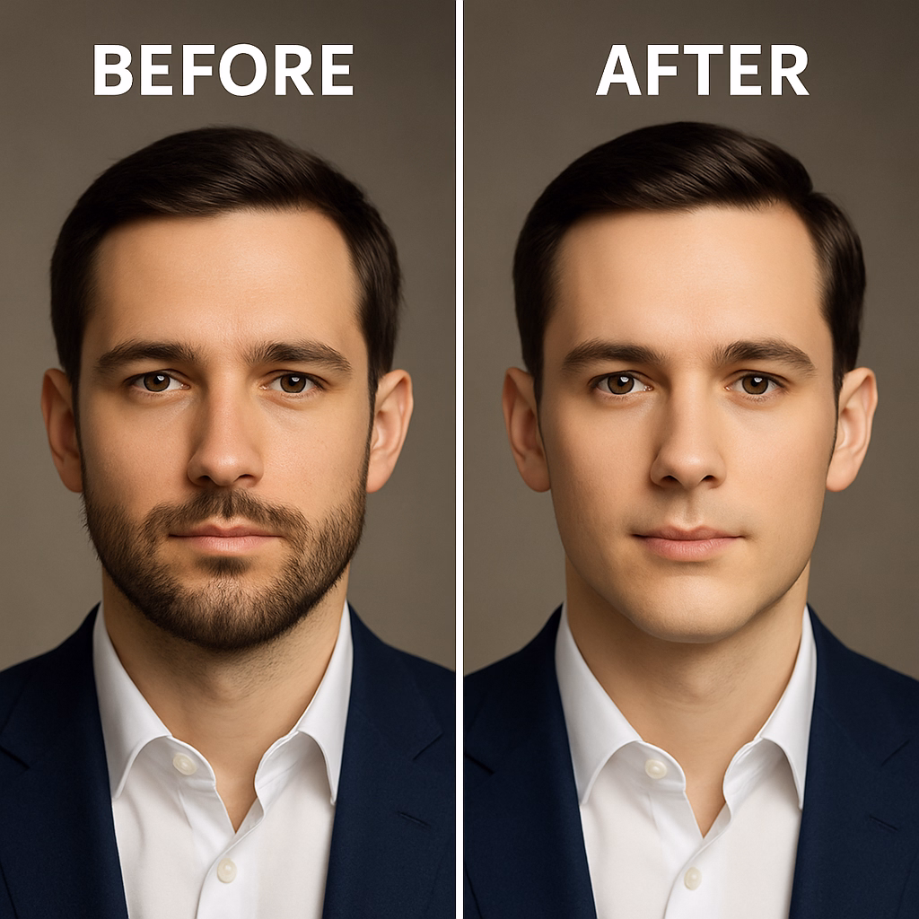 Remove Beard From Photo